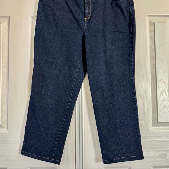 Gloria Vanderbilt Amanda Dark Blue Denim Women’s Plus Size Jeans - Picture 5 of 5